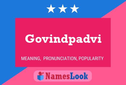 Govindpadvi Name Poster