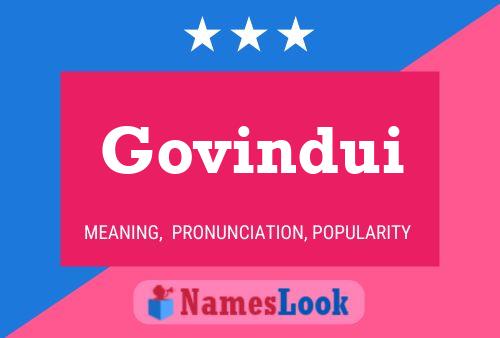 Govindui Name Poster