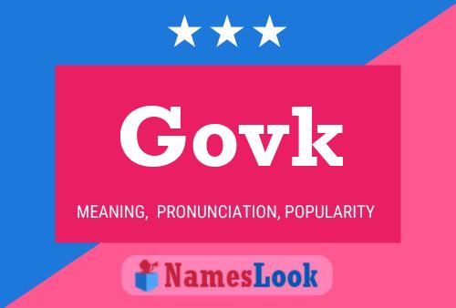 Govk Name Poster