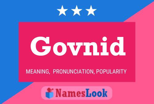 Govnid Name Poster