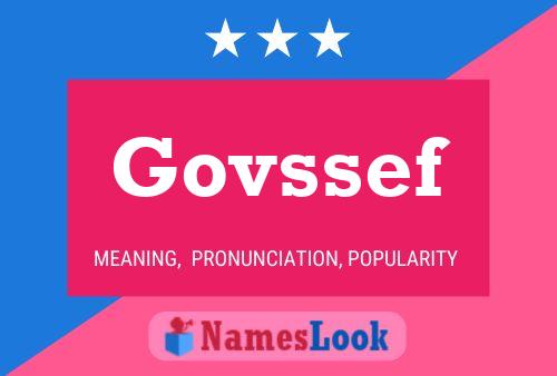 Govssef Name Poster