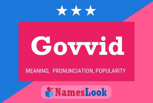 Govvid Name Poster