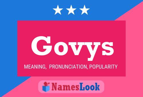 Govys Name Poster