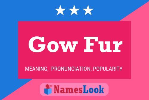 Gow Fur Name Poster