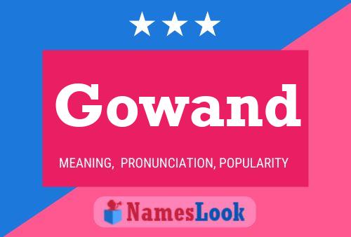 Gowand Name Poster