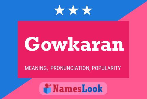 Gowkaran Name Poster