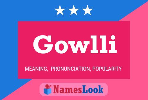 Gowlli Name Poster