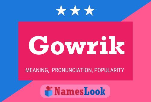 Gowrik Name Poster