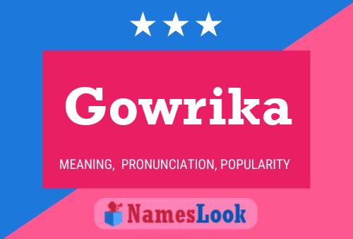 Gowrika Name Poster