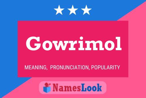 Gowrimol Name Poster