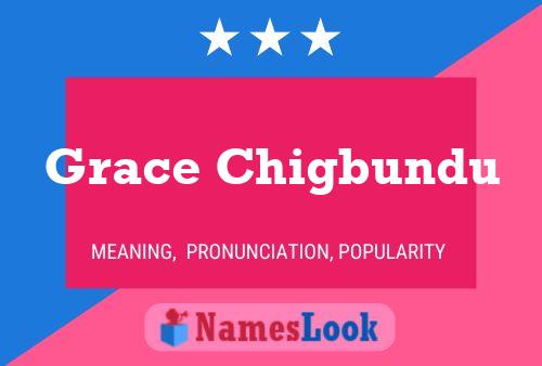 Grace Chigbundu Name Poster