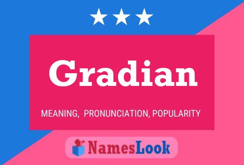 Gradian Name Poster