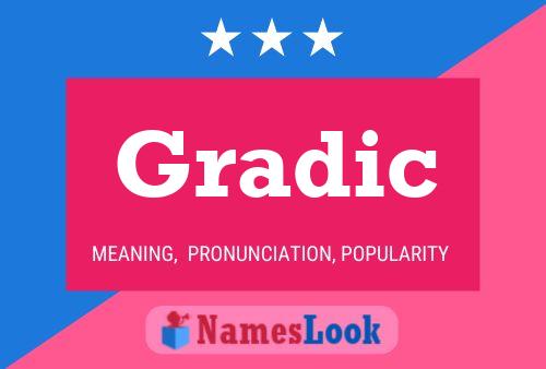 Gradic Name Poster