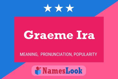 Graeme Ira Name Poster