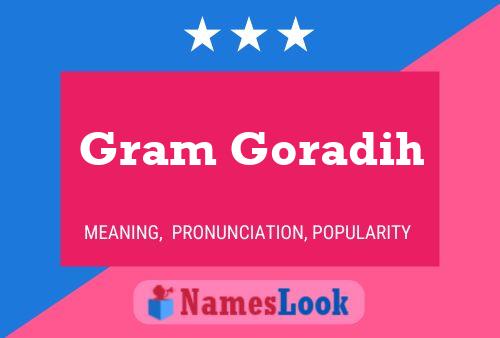 Gram Goradih Name Poster