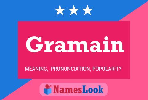 Gramain Name Poster