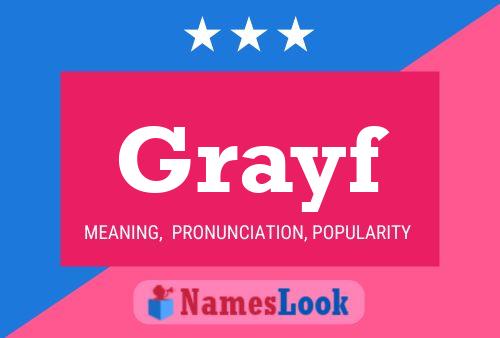 Grayf Name Poster