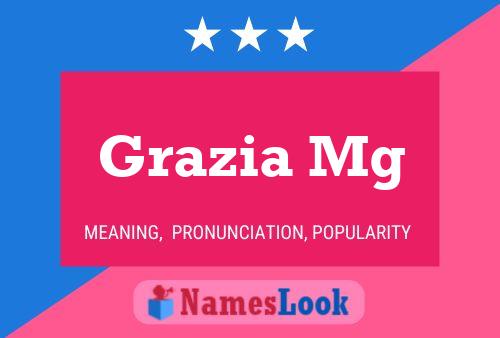 Grazia Mg Name Poster