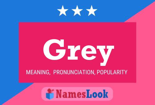 Grey Name Poster