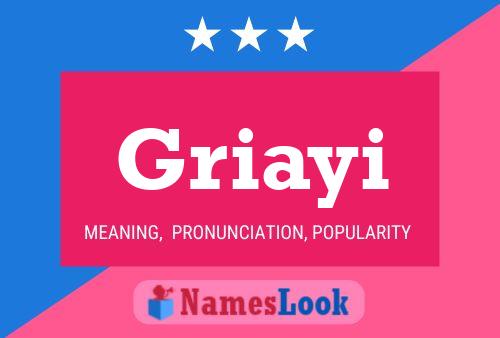 Griayi Name Poster