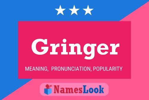 Gringer Name Poster