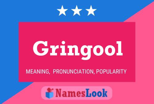 Gringool Name Poster