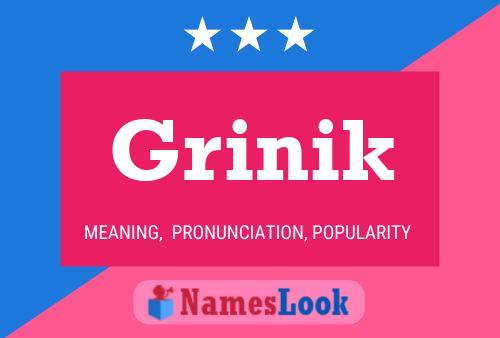 Grinik Name Poster