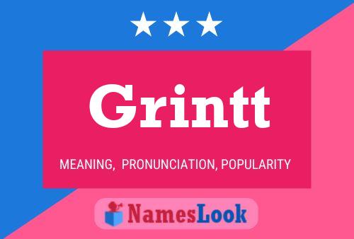 Grintt Name Poster