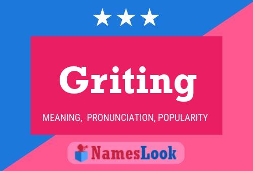 Griting Name Poster