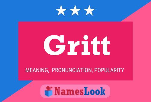 Gritt Name Poster