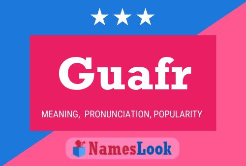 Guafr Name Poster