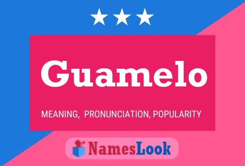 Guamelo Name Poster