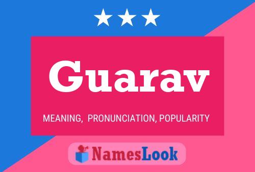 Guarav Name Poster