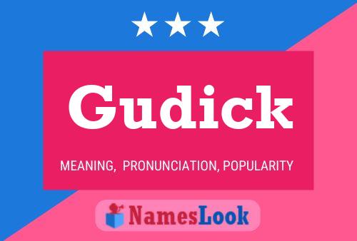 Gudick Name Poster