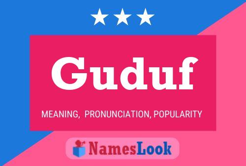 Guduf Name Poster