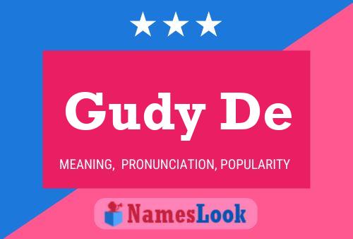 Gudy De Name Poster