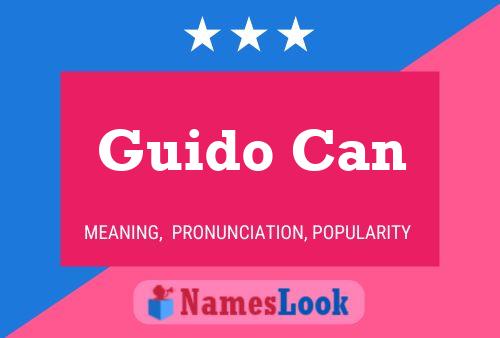 Guido Can Name Poster