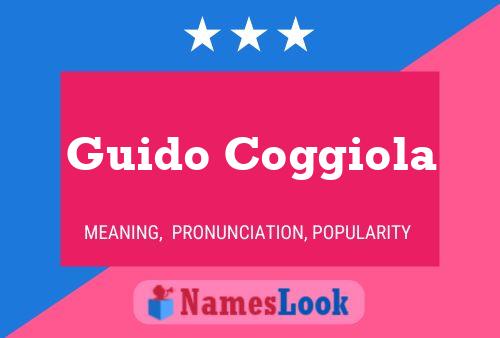 Guido Coggiola Name Poster