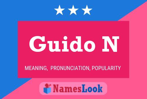 Guido N Name Poster