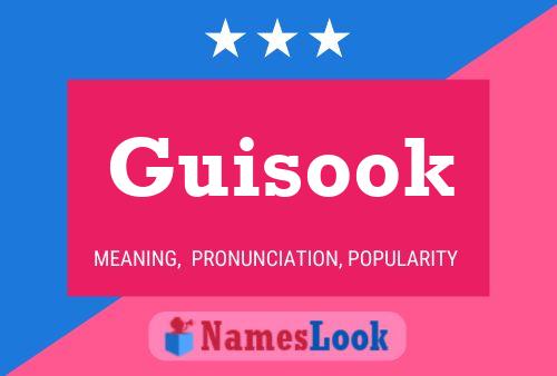 Guisook Name Poster