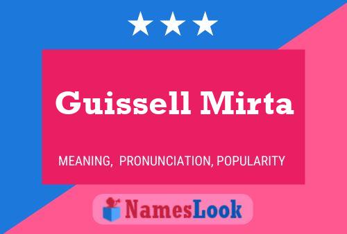 Guissell Mirta Name Poster