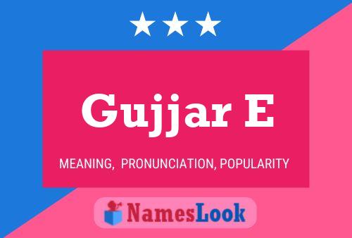 Gujjar E Name Poster