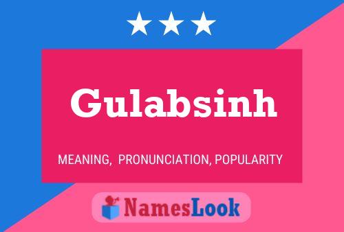 Gulabsinh Name Poster