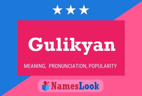 Gulikyan Name Poster