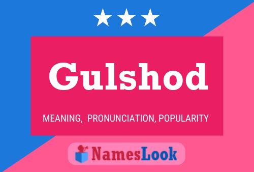 Gulshod Name Poster