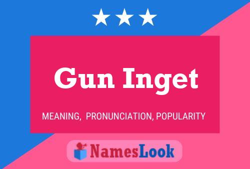 Gun Inget Name Poster