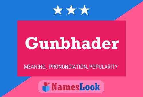 Gunbhader Name Poster