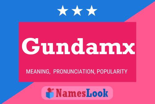 Gundamx Name Poster