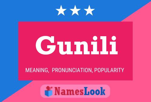 Gunili Name Poster