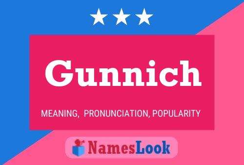 Gunnich Name Poster